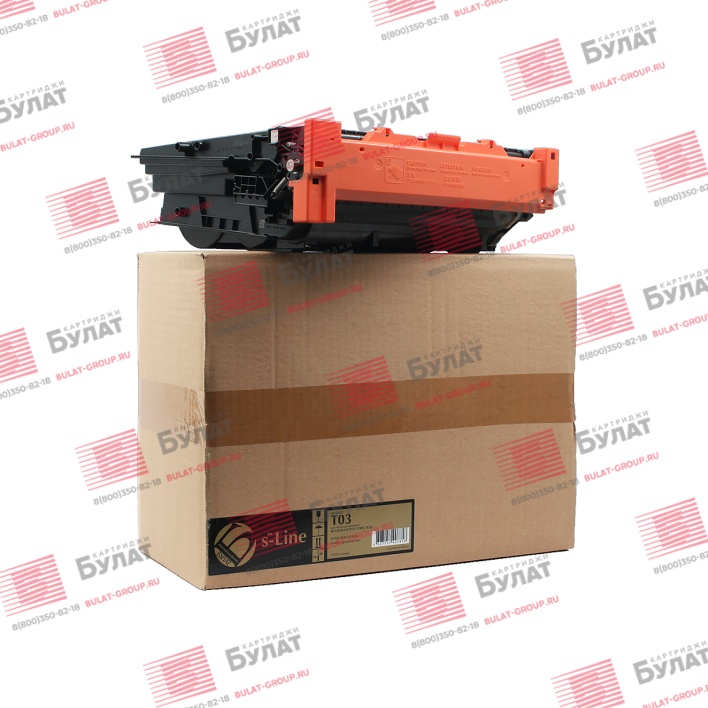 Тонер-картридж БУЛАТ s-Line T03 для Canon iR 525i (Чёрный, 51500 стр.), OPC FUJI, ref.