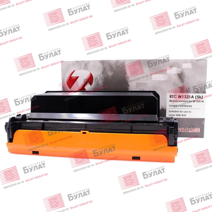 Тонер-картридж 7Q W1331A для HP Laser 408 (Чёрный, 5000 стр.), с чипом