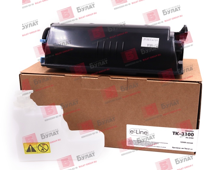 Тонер-картридж e-Line TK-3100 для Kyocera FS-2100 (Чёрный, 12500 стр.)