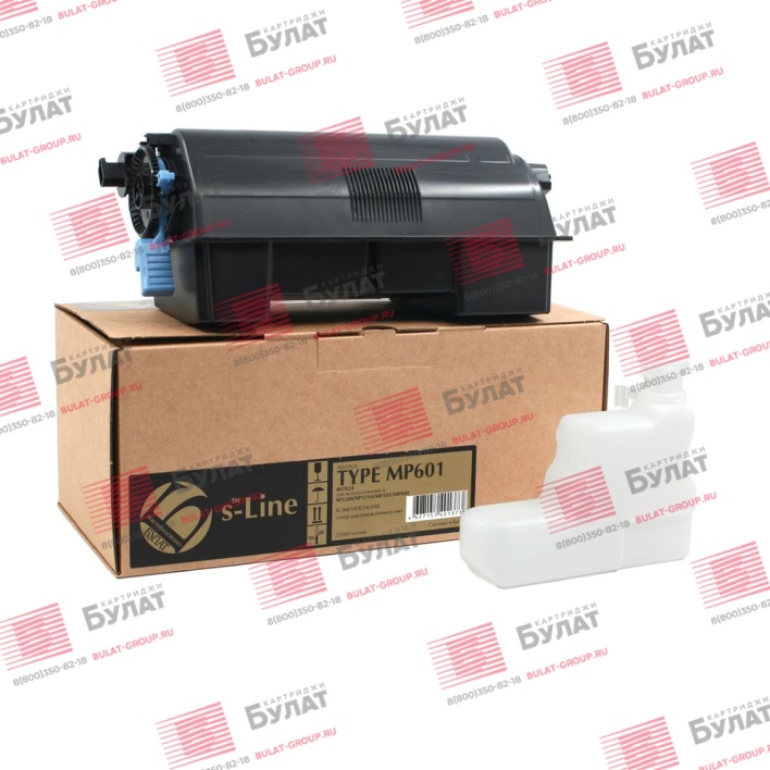 Тонер-картридж БУЛАТ s-Line MP601 (407824) для Ricoh Aficio SP 5300 (Чёрный, 25000 стр.)
