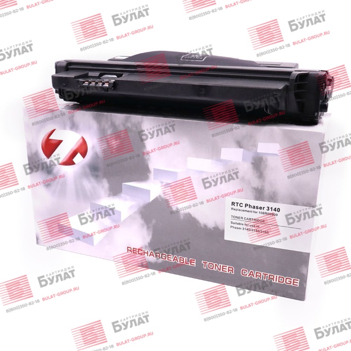 Принт-картридж 7Q 108R00909 для Xerox Phaser 3140 (Чёрный, 2500 стр.)