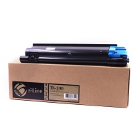 Тонер-картридж БУЛАТ s-Line TK-590M для Kyocera FS-C2026MFP, FS-C2126MFP, FS-C2526MFP (Пурпурный, 5000 стр.)