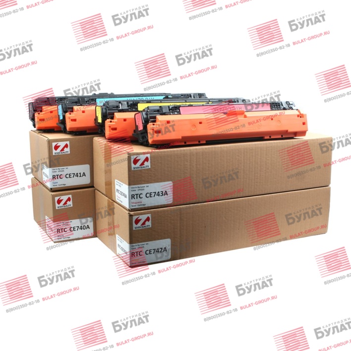 Тонер-картридж 7Q CE740A для HP CLJ CP5225 (Чёрный, 7000 стр.), ref.