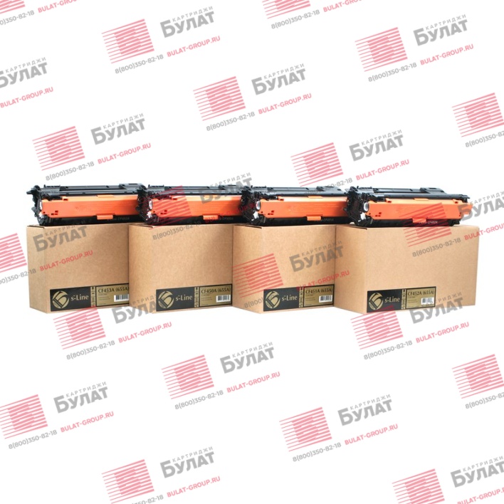 Тонер-картридж БУЛАТ s-Line CF450A для HP CLJ M652, LJ M681 (Чёрный, 12500 стр.), OPC FUJI, под заказ, ref.