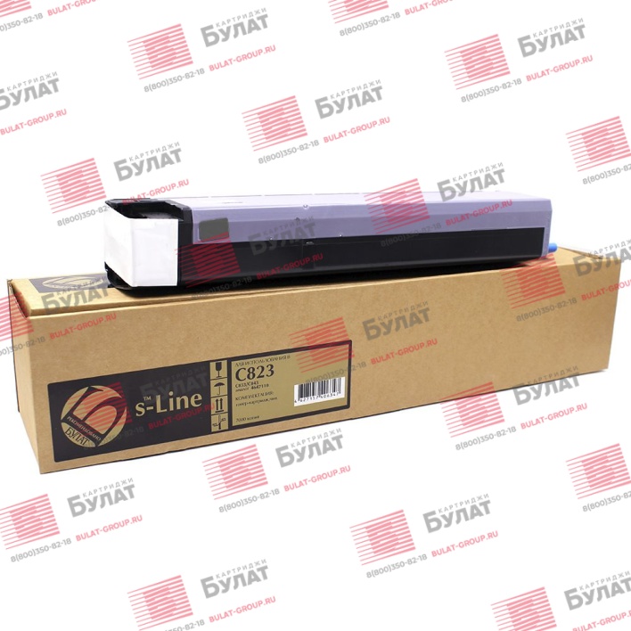 Тонер-картридж БУЛАТ s-Line 46471108 для Oki C823, C833, C843 (Чёрный, 7000 стр.), ref.