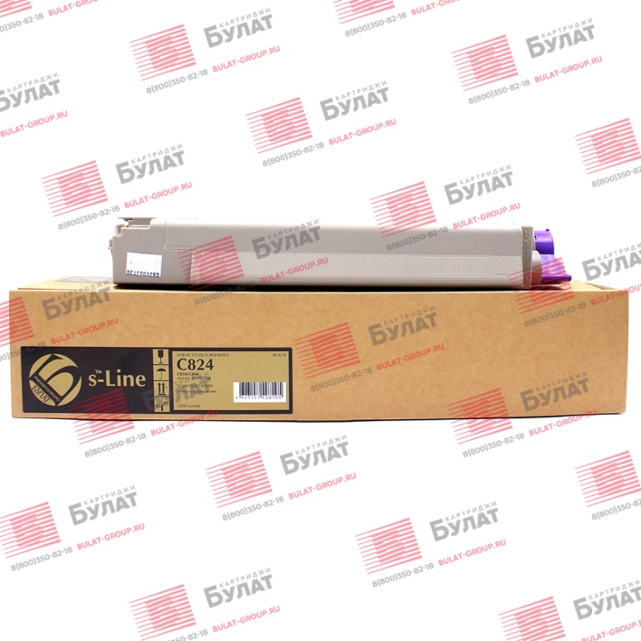 Тонер-картридж БУЛАТ s-Line 47095708 для Oki C824, C834, C844 (Чёрный, 5000 стр.)
