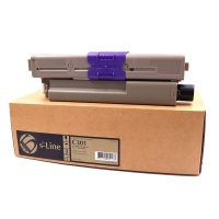 Тонер-картридж БУЛАТ s-Line 44973542 для Oki C301, C321, MC342 (Пурпурный, 1500 стр.)