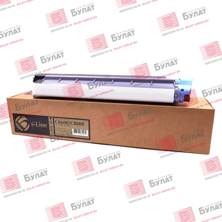 Тонер-картридж БУЛАТ s-Line 43487712, 43487724 для Oki C8600, C8800 (Чёрный, 6000 стр.), универсальный