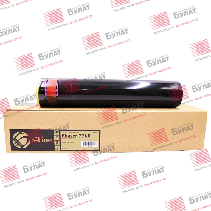 Тонер-картридж БУЛАТ s-Line 106R01161 для Xerox Phaser 7760 (Пурпурный, 25000 стр.)