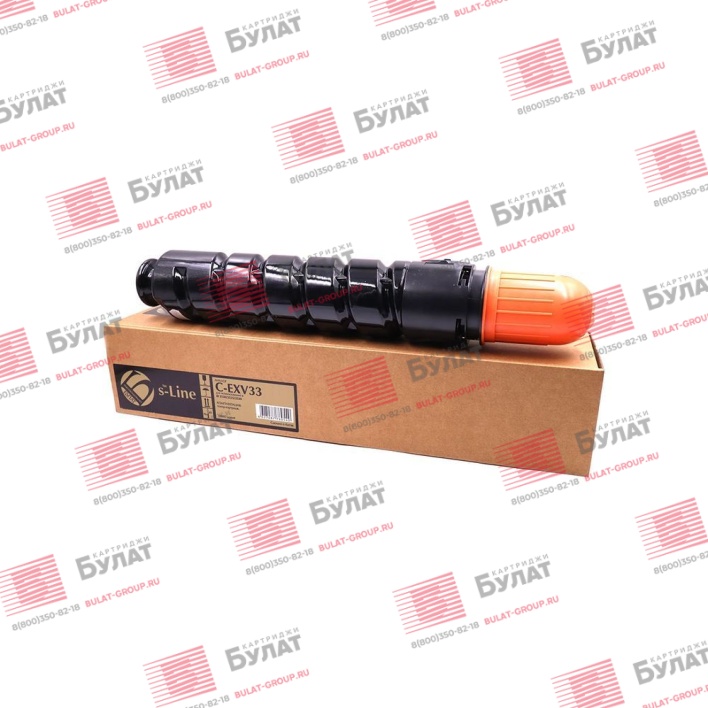 Тонер-картридж БУЛАТ s-Line C-EXV33 для Canon iR 2520, iR 2520 (Чёрный, 14600 стр.)