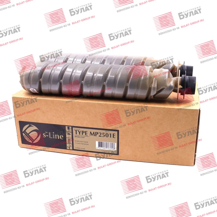 Тонер-картридж БУЛАТ s-Line MP2501E (842009) для Ricoh Aficio MP 2001, Aficio MP 2501 (Чёрный, 9000 стр.)