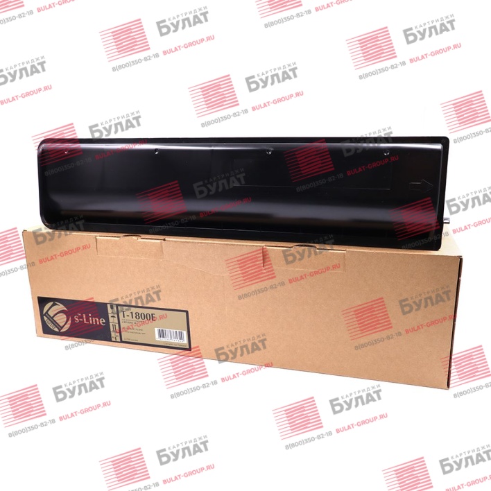 Тонер-картридж БУЛАТ s-Line T-1800E для Toshiba e-Studio 18 (Чёрный, 22700 стр.)