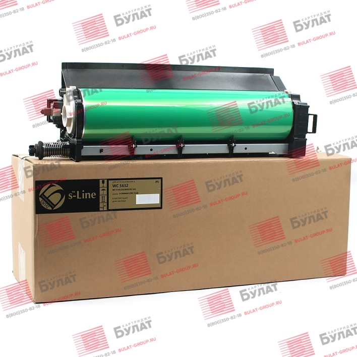Драм-картридж БУЛАТ s-Line 113R00608 для Xerox WC 5632, WC 5735, DC 535 (Чёрный), OPC FUJI, ref.