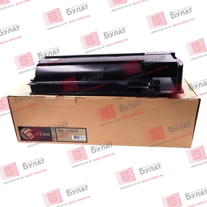 Тонер-картридж БУЛАТ s-Line MX-315GT для Sharp MX-M266 (Чёрный, 27500 стр.)