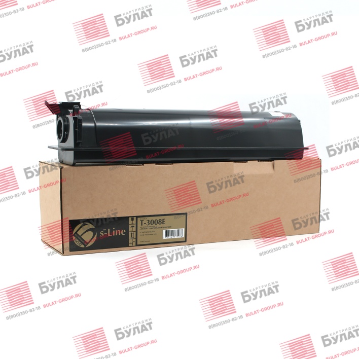 Тонер-картридж БУЛАТ s-Line T-3008E для Toshiba e-Studio 2508A (Чёрный, 43900 стр.)