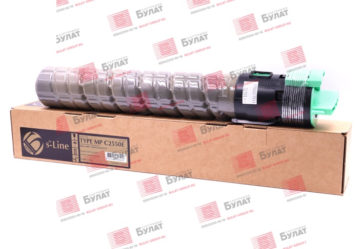 Тонер-картридж БУЛАТ s-Line MP C2550E (841196) для Ricoh Aficio MP C2030, MP C2550 (Чёрный, 10000 стр.)