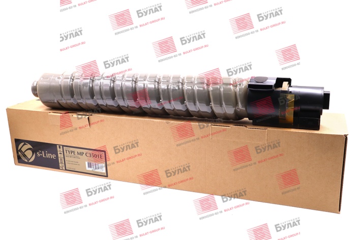Тонер-картридж БУЛАТ s-Line MP C3501E, MP C3300E (841424, 842047) для Ricoh Aficio MP C3001, MP C3501 (Чёрный, 22500 стр.), универсальный