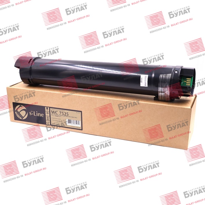 Тонер-картридж БУЛАТ s-Line 006R01517 для Xerox WC 7525, WC 7830 (Чёрный, 26000 стр.)