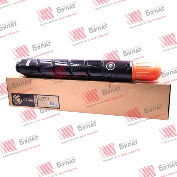 Тонер-картридж БУЛАТ s-Line C-EXV29K для Canon iR C5030 (Чёрный, 36000 стр.)