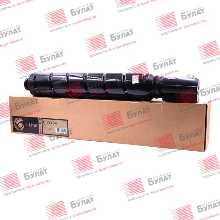 Тонер-картридж БУЛАТ s-Line C-EXV54K для Canon iR C3025 (Чёрный, 15500 стр.)