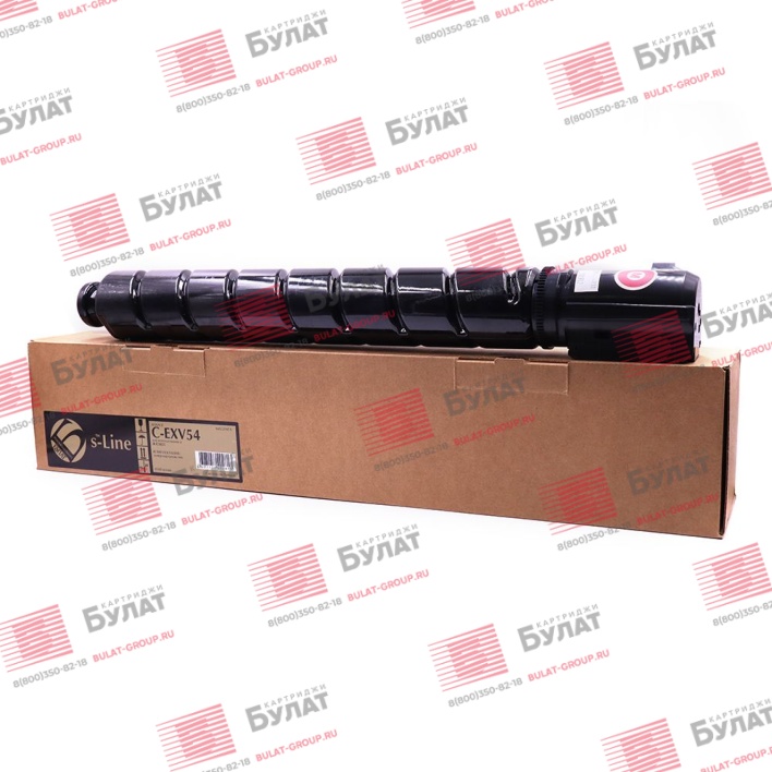 Тонер-картридж БУЛАТ s-Line C-EXV54M для Canon iR C3025 (Пурпурный, 8500 стр.)