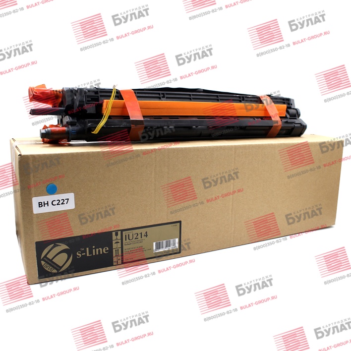 Блок формирования изображения БУЛАТ s-Line IU214, IU217 (Imaging Unit) для Konica Minolta bizhub C227, C257 (Голубой, 70000-90000 стр.), ref.