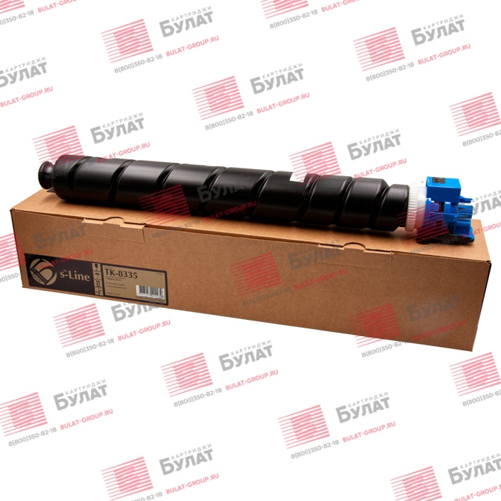 Тонер-картридж БУЛАТ s-Line TK-8335C для Kyocera TASKalfa 3252ci (Голубой, 15000 стр.)