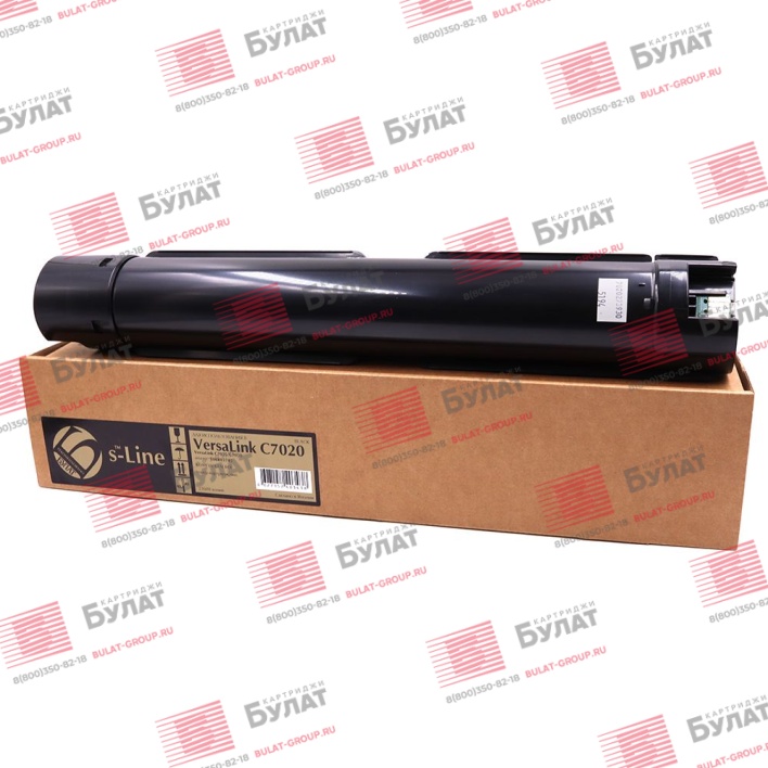 Тонер-картридж БУЛАТ s-Line 106R03745 для Xerox VersaLink C7020 (Чёрный, 23600 стр.)
